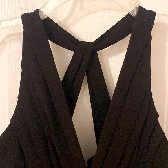 London Style Nights, Black Dress with Sparkle Accent, NEW w/tags, Sz 6 - Picture 7 of 16